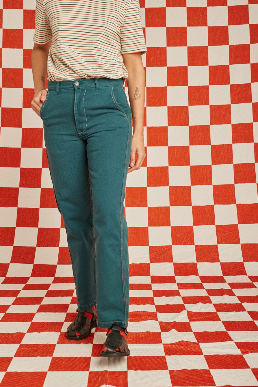 Graine Pantalon Pantalon Haie Bleu