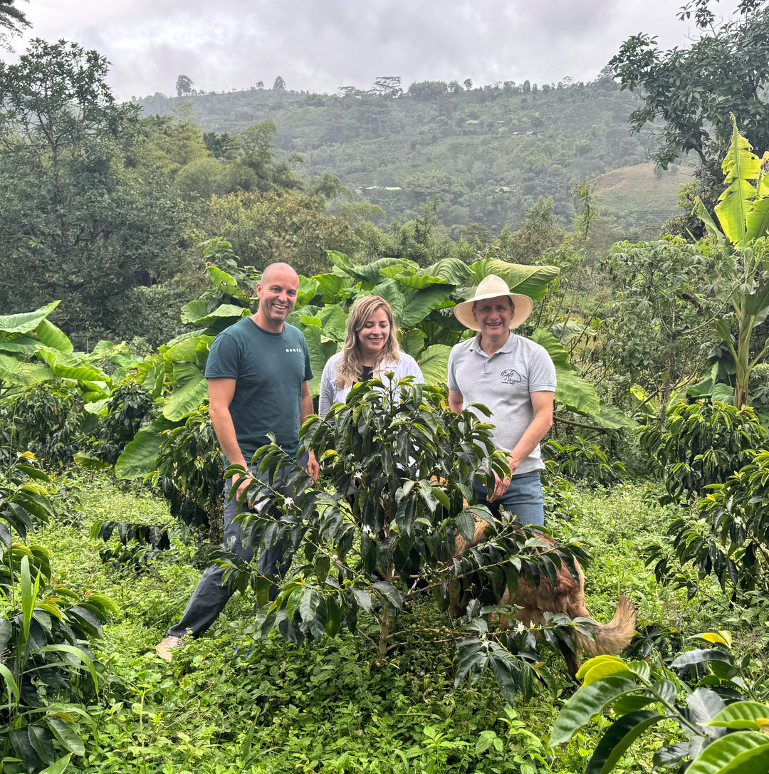 Producteurs de café de la Finca Betania en Colombie, Mates Café