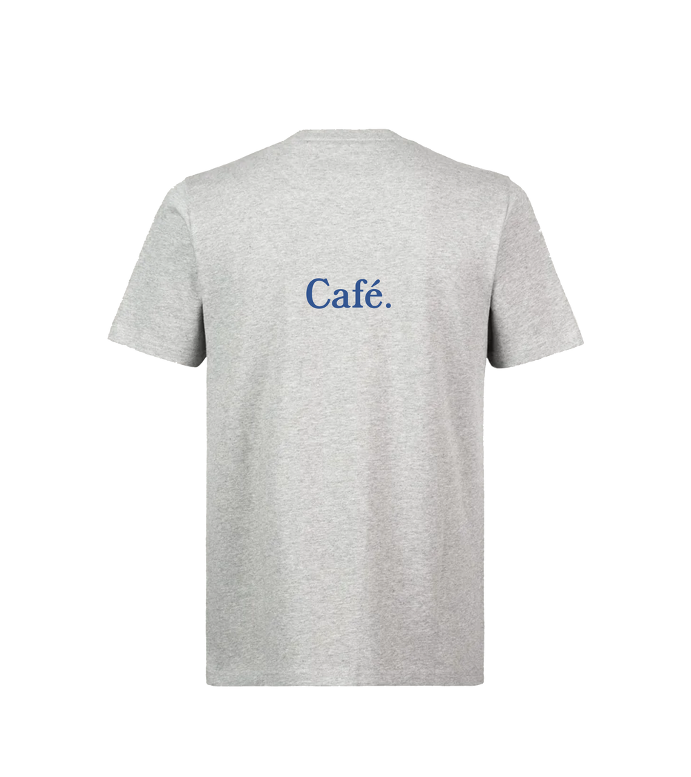 Mates, Café. Regular Tee Leather Grey