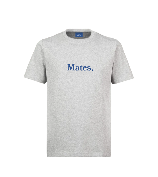 Mates, Café. Regular Tee Leather Grey