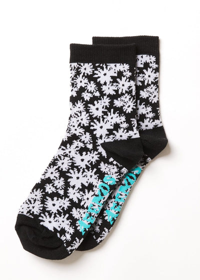 Afends Chaussette ONE SIZE Benny Hemp Crew Socks Black