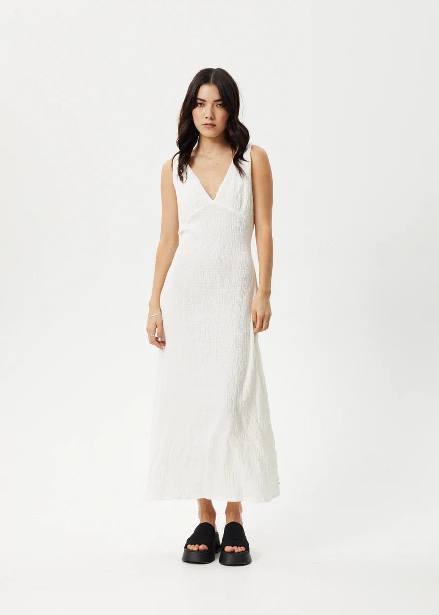 Afends Robe & Jupe Focus Seersucker Maxi Dress