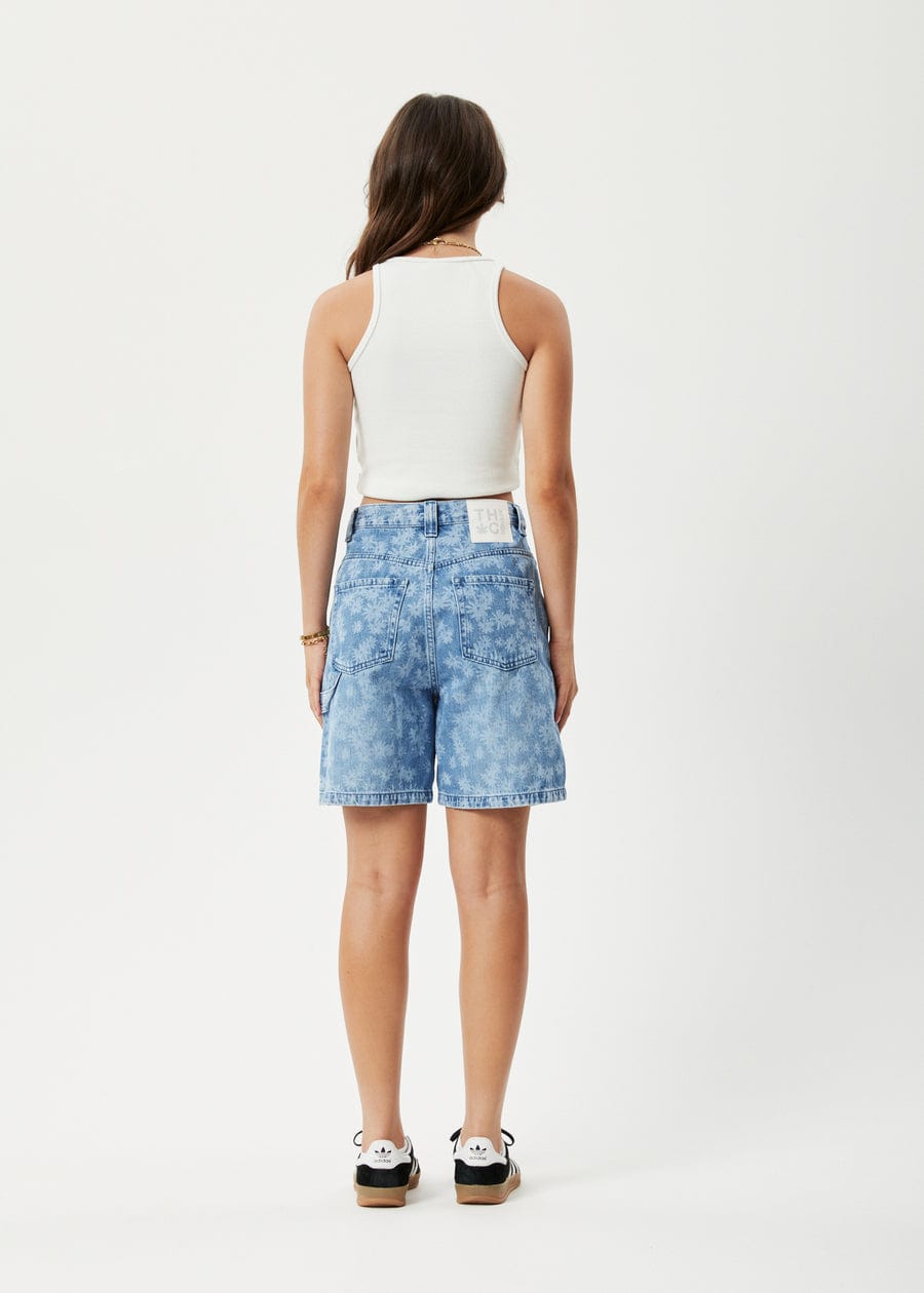 Afends Short Fink Emilie Hemp Denim Carpenter Shorts