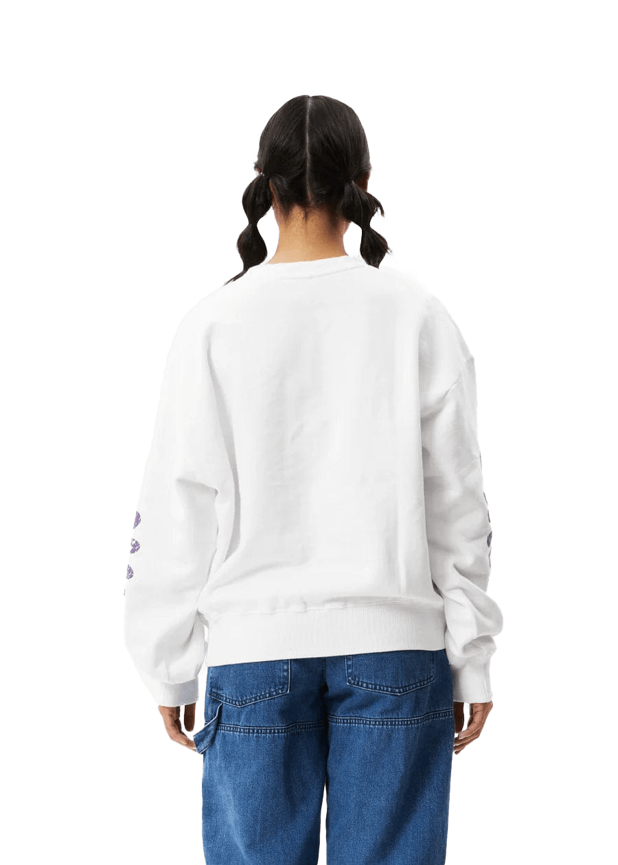 Afends Sweat & Pull Daisy Crewneck White