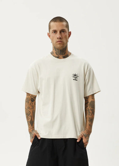 Afends T-shirt Graveyard Boxy Fit Tee