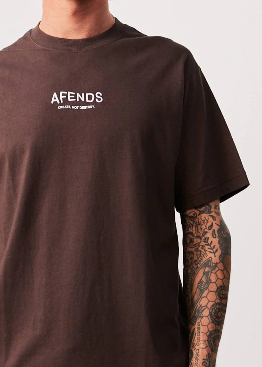 Afends T-shirt Spaced Recycled Retro T-Shirt