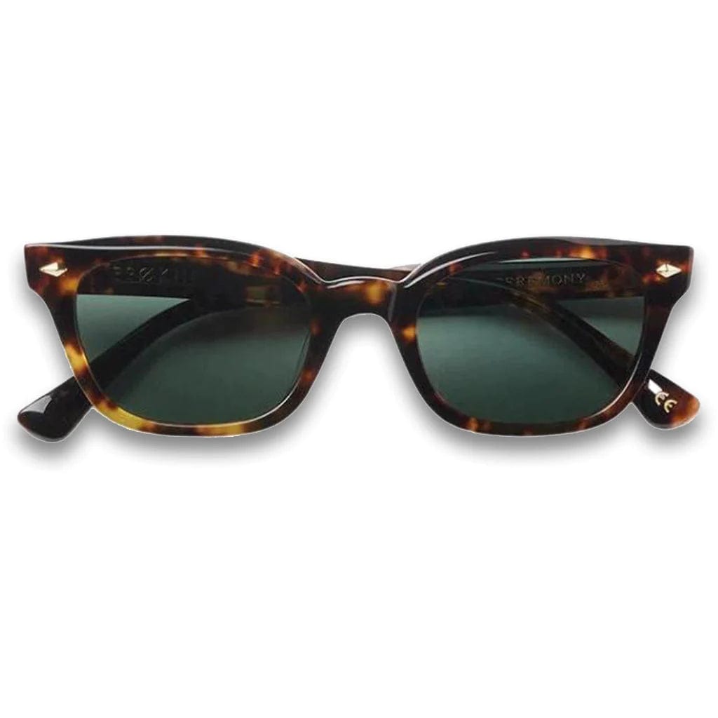 Epøkhe lunettes de soleil ONE SIZE Ceremony - Tortoise Polished / Green Polarised