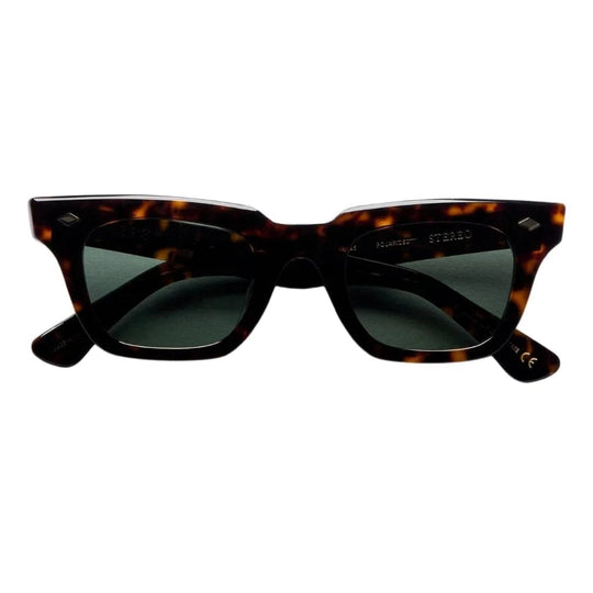 Epøkhe lunettes de soleil ONE SIZE Stereo - Tortoise Polished / Green Polarized