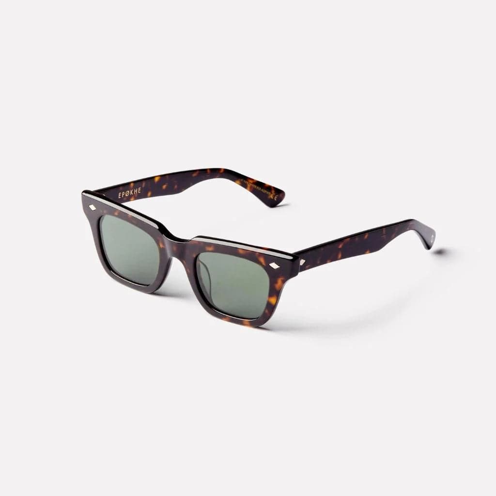 Epøkhe lunettes de soleil Stereo - Tortoise Polished / Green Polarized