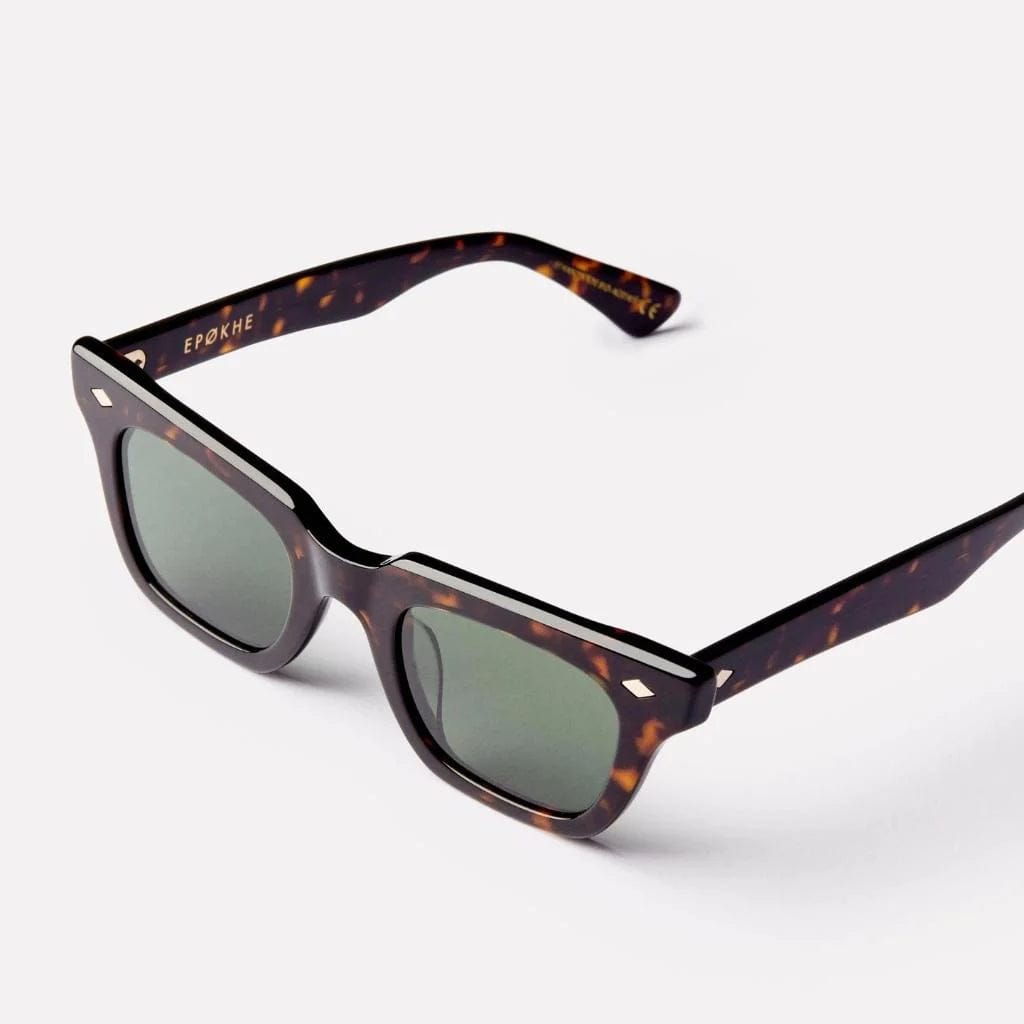 Epøkhe lunettes de soleil Stereo - Tortoise Polished / Green Polarized