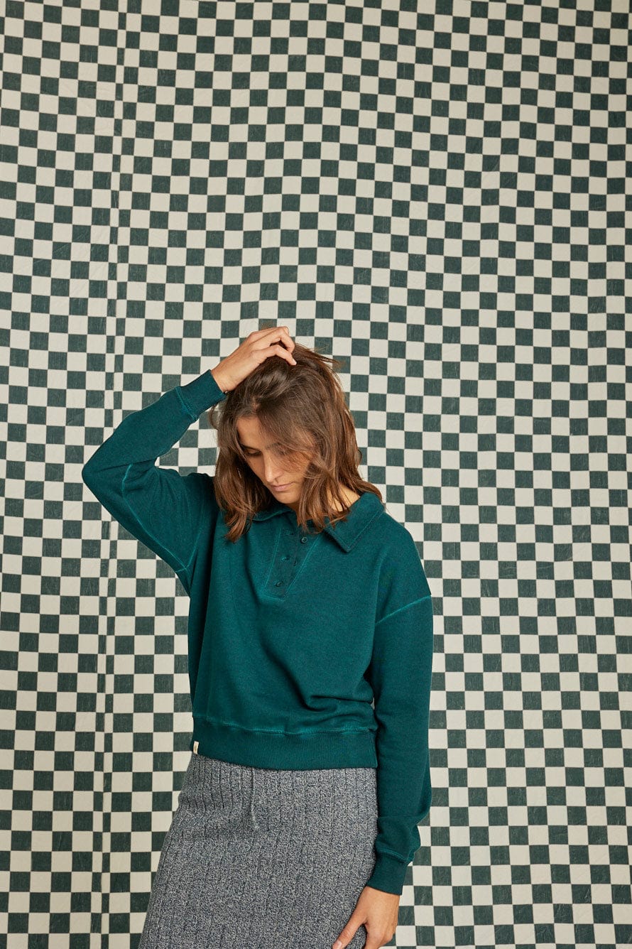 Graine polo Sweat Fertile Bleu
