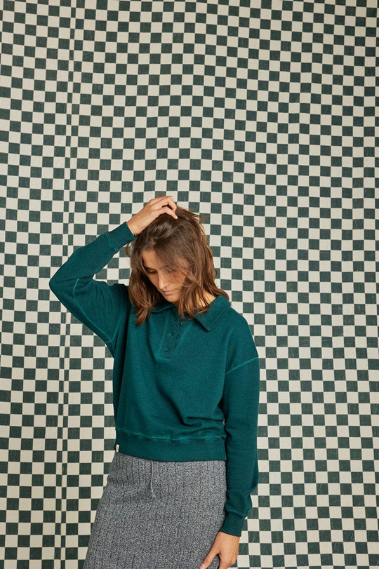 Graine polo Sweat Fertile Bleu