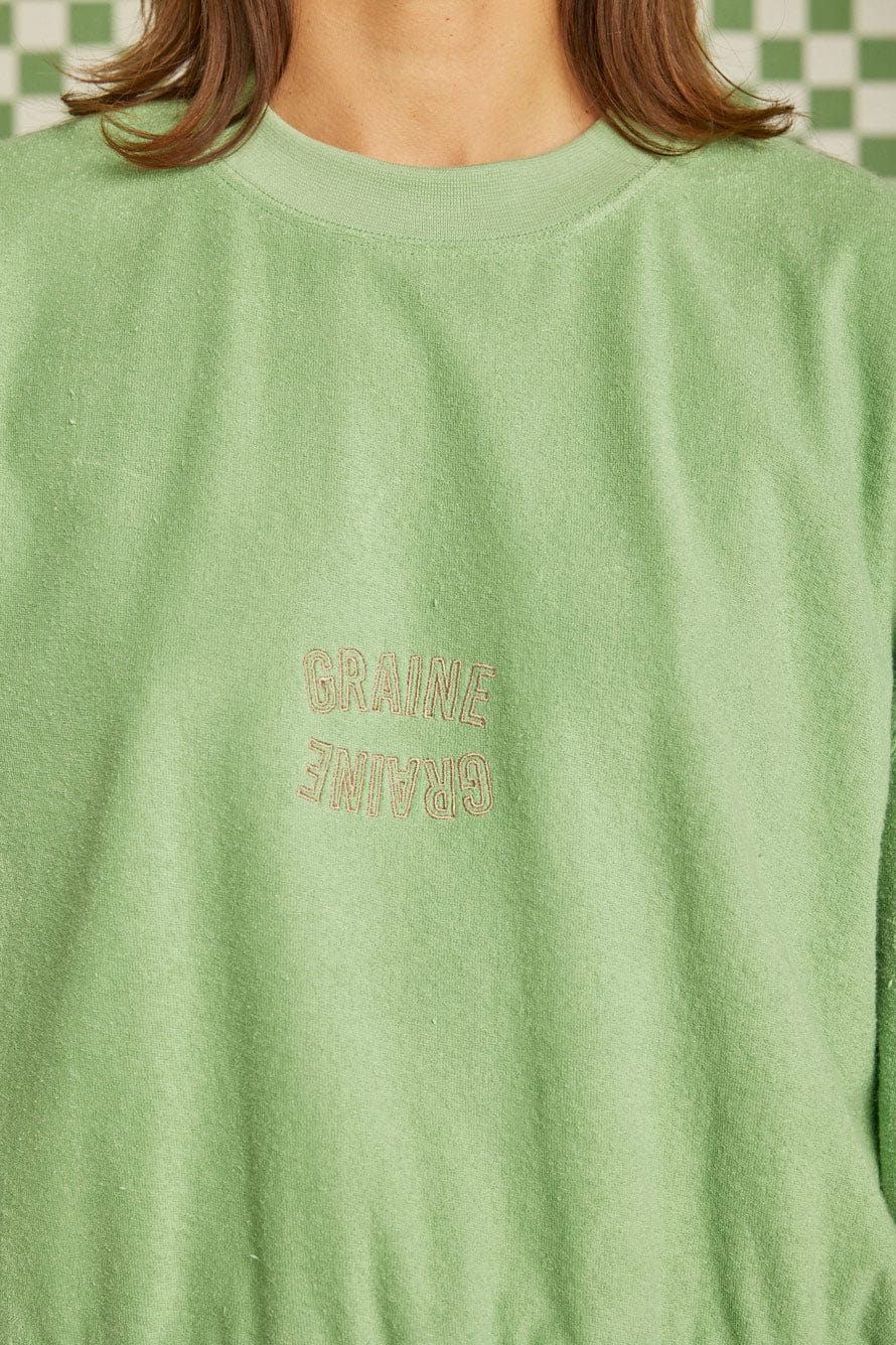 Graine T-shirt Sweat Brouette Vert