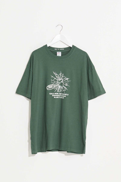 Misfit Blame Us Ss Tee Pigment Green