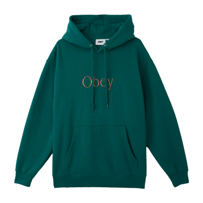 Obey Sweat & Pull Ages Hood Aventurine Green