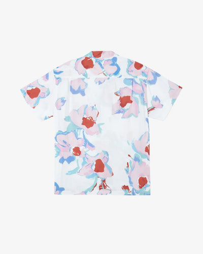 Obey T-shirt Acrylic Flower Woven Cream Multi