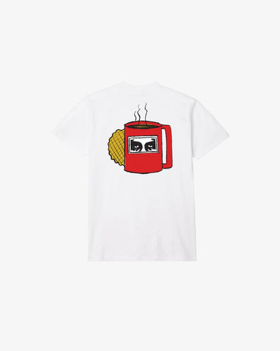 Obey T-shirt Coffee Cup White