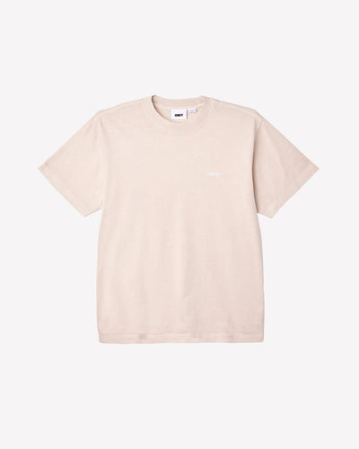 Obey T-shirt Lowercase Pigment Tee Clay