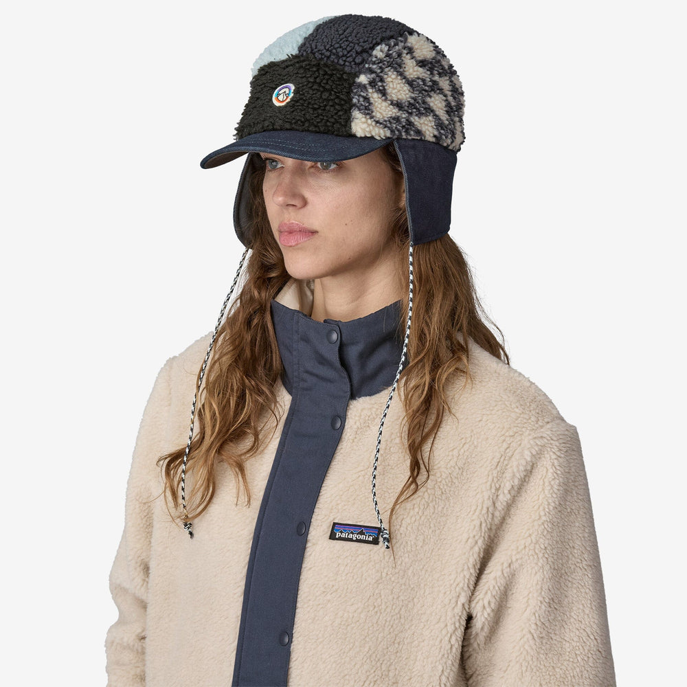 Patagonia bob & Casquette Range Earflap Cap Flight Small: Natural