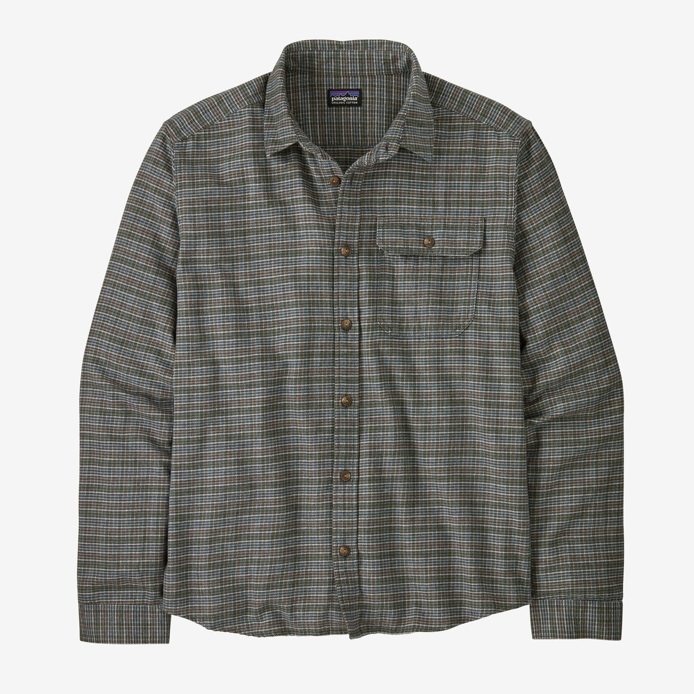 Patagonia Chemises Men's Long-Sleeved Lightweight Fjord Flannel Shirt