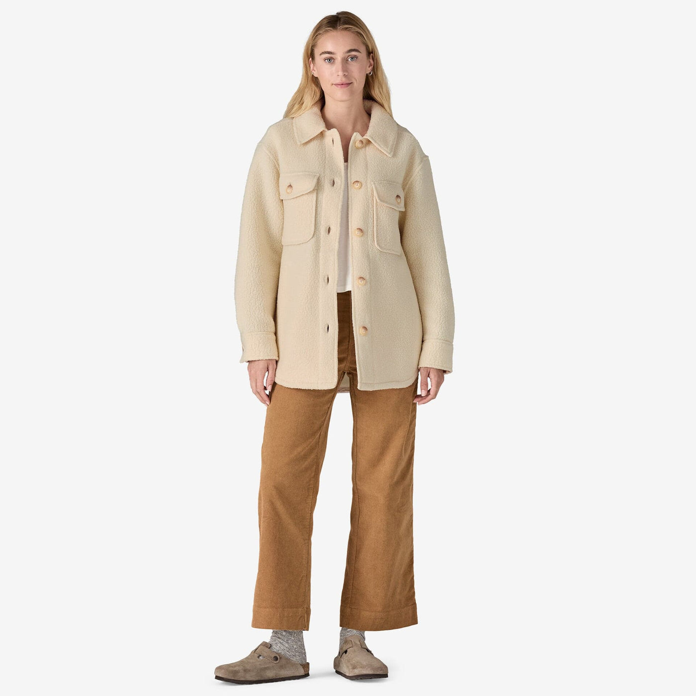 Patagonia Manteaux et vestes Women's Retro Pile Fleece Shacket Natural