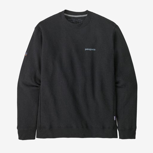 Patagonia Sweat & Pull Fitz Roy Icon Uprisal Crew Sweatshirt Black