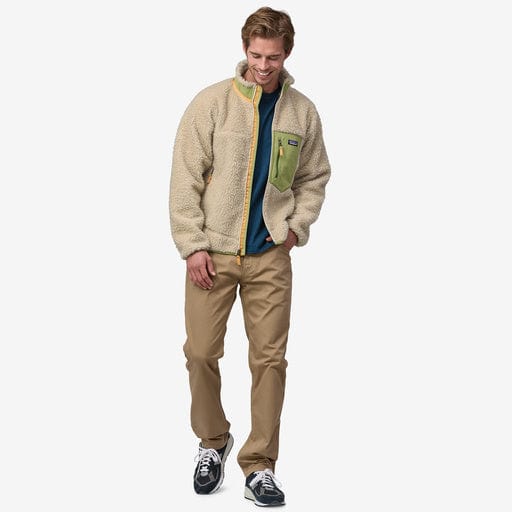 Patagonia T-shirt Classic Retro-X® Fleece Jacket Dark Natural w/Buckhorn Green
