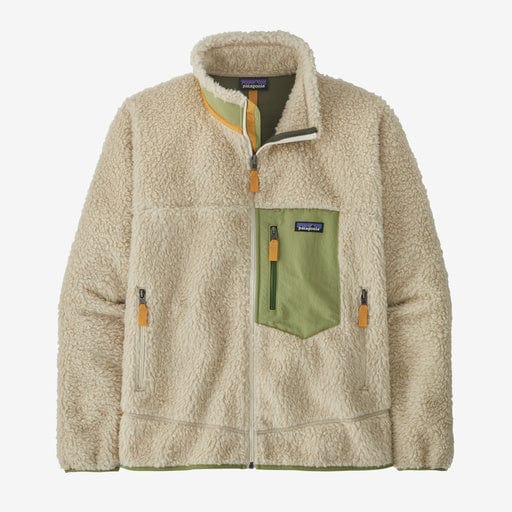 Patagonia T-shirt Classic Retro-X® Fleece Jacket Dark Natural w/Buckhorn Green