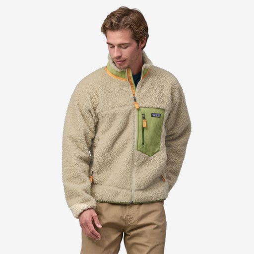 Patagonia T-shirt Classic Retro-X® Fleece Jacket Dark Natural w/Buckhorn Green