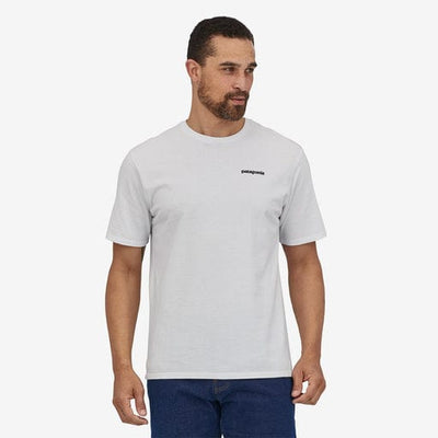 Patagonia T-shirt Men's P-6 Logo Responsibili-Tee White