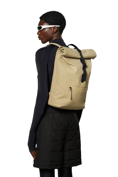 Rains Backpack Taille Unique Rolltop Rustsack Sand