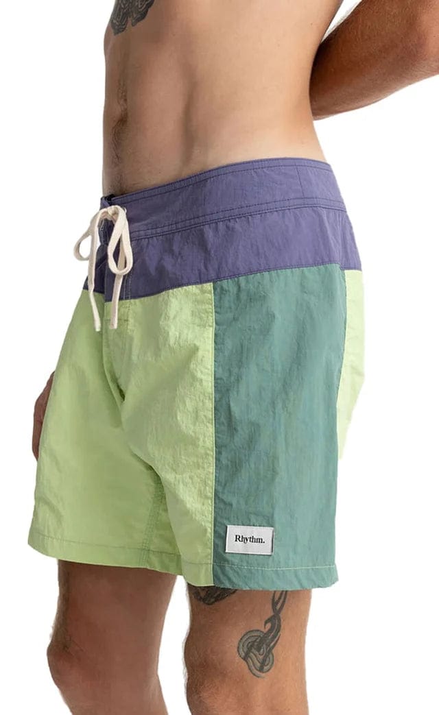 Rhythm. Boardshort Héritage Block Trunk Mint