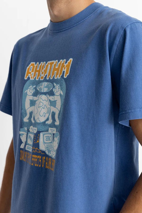 Rhythm. maillot de bain Mystic Effects Vintage Ss T-Shirt Cobalt