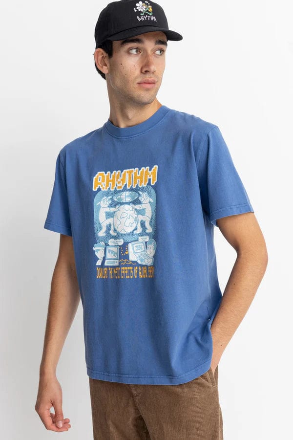 Rhythm. maillot de bain Mystic Effects Vintage Ss T-Shirt Cobalt