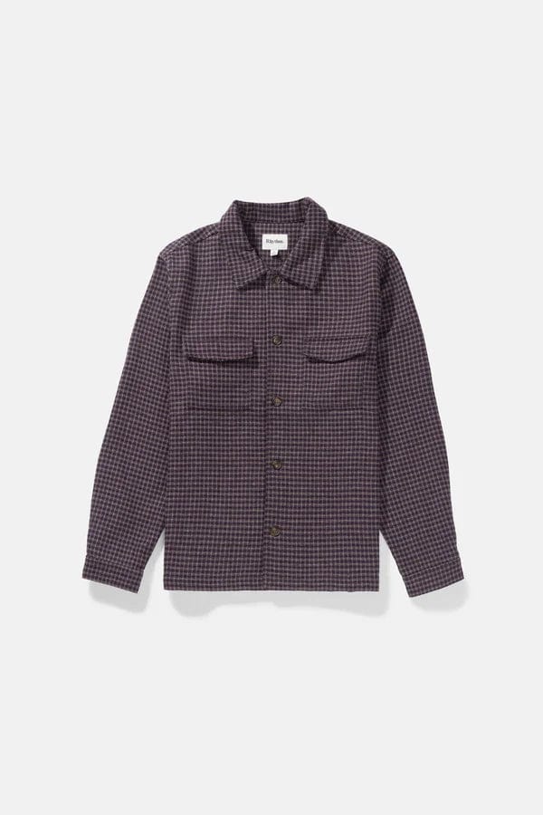Rhythm. Manteaux et vestes Check Overshirt Plum