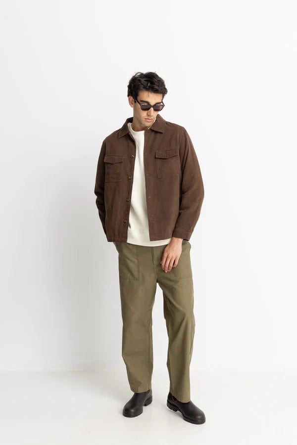 Rhythm. Manteaux et vestes Insulated Overshirt Chocolate