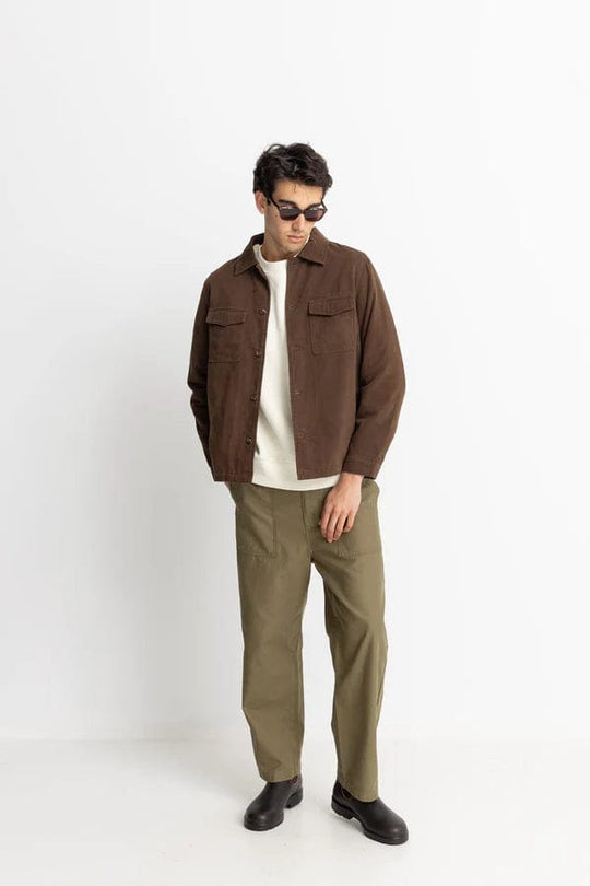 Rhythm. Manteaux et vestes Insulated Overshirt Chocolate