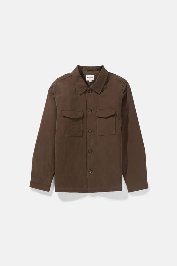 Rhythm. Manteaux et vestes Insulated Overshirt Chocolate