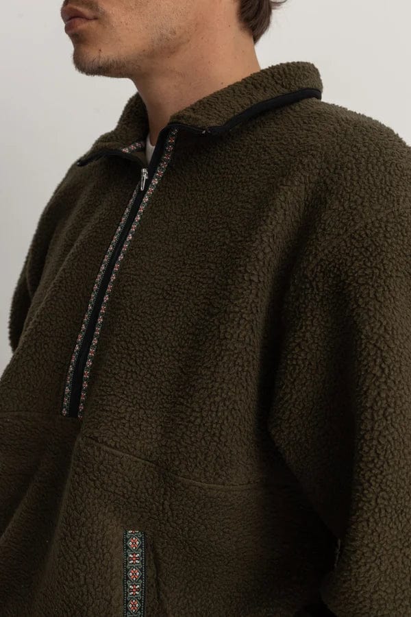 Rhythm. Manteaux et vestes Sherpa Pull-over Olive