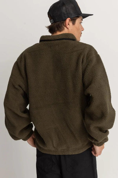 Rhythm. Manteaux et vestes Sherpa Pull-over Olive