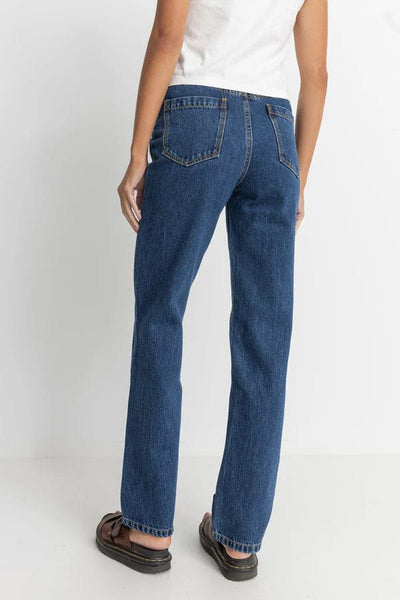 Rhythm. Pantalons Dakota Straight Leg Jean Dark Wash