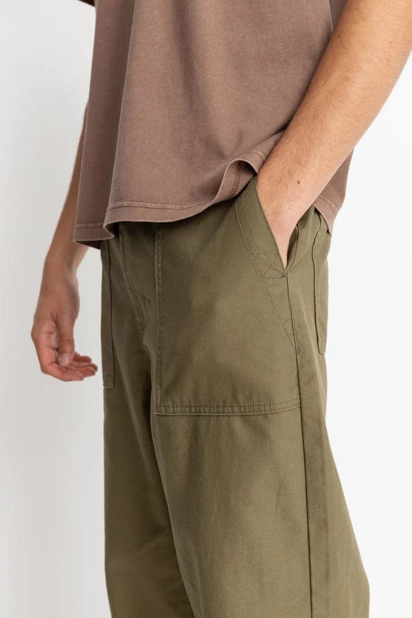 Rhythm. Pantalons Field Trouser Olive