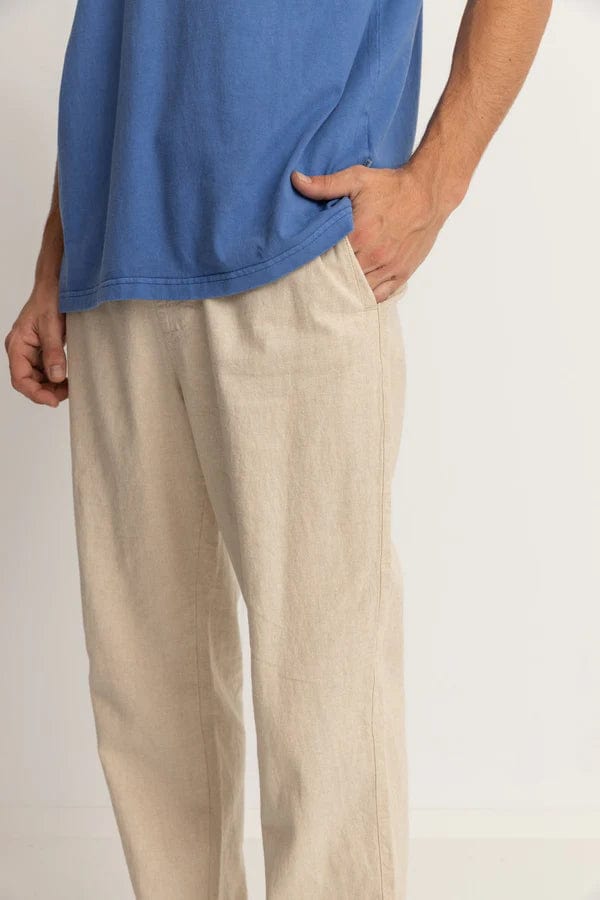 Rhythm. Pantalons Linen Jam Pant Bone
