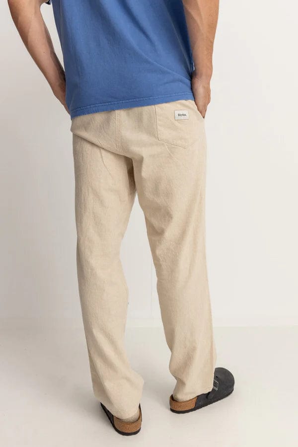 Rhythm. Pantalons Linen Jam Pant Bone