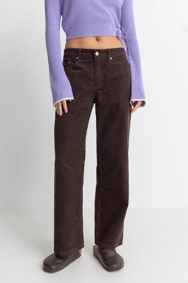Rhythm. Pantalons Lula Low Rose Pant Chocolate