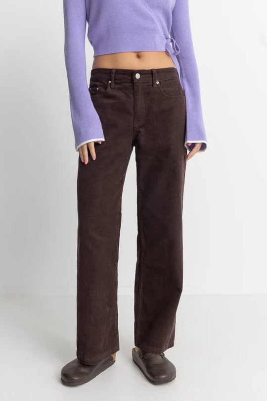 Rhythm. Pantalons Lula Low Rose Pant Chocolate