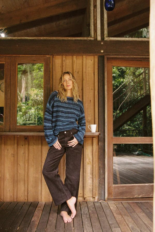 Rhythm. Pantalons Lula Low Rose Pant Chocolate