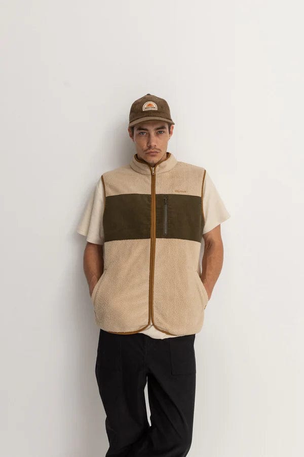 Rhythm. polo Tamas Vest Bark