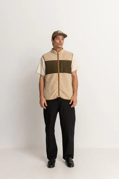 Rhythm. polo Tamas Vest Bark