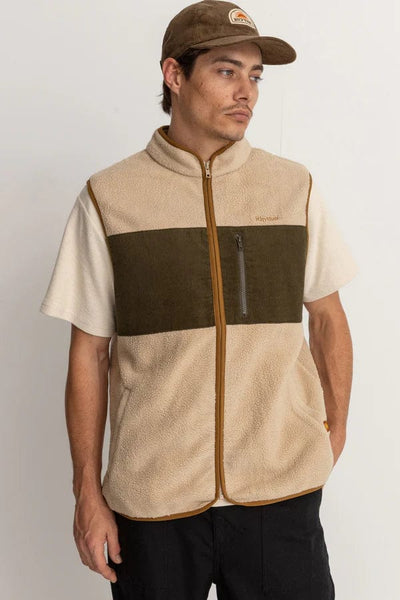 Rhythm. polo Tamas Vest Bark